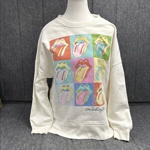 The Rolling Stones Cream Sweatshirt